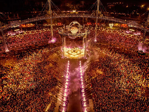 凤凰山露天音乐公园，大型演唱会